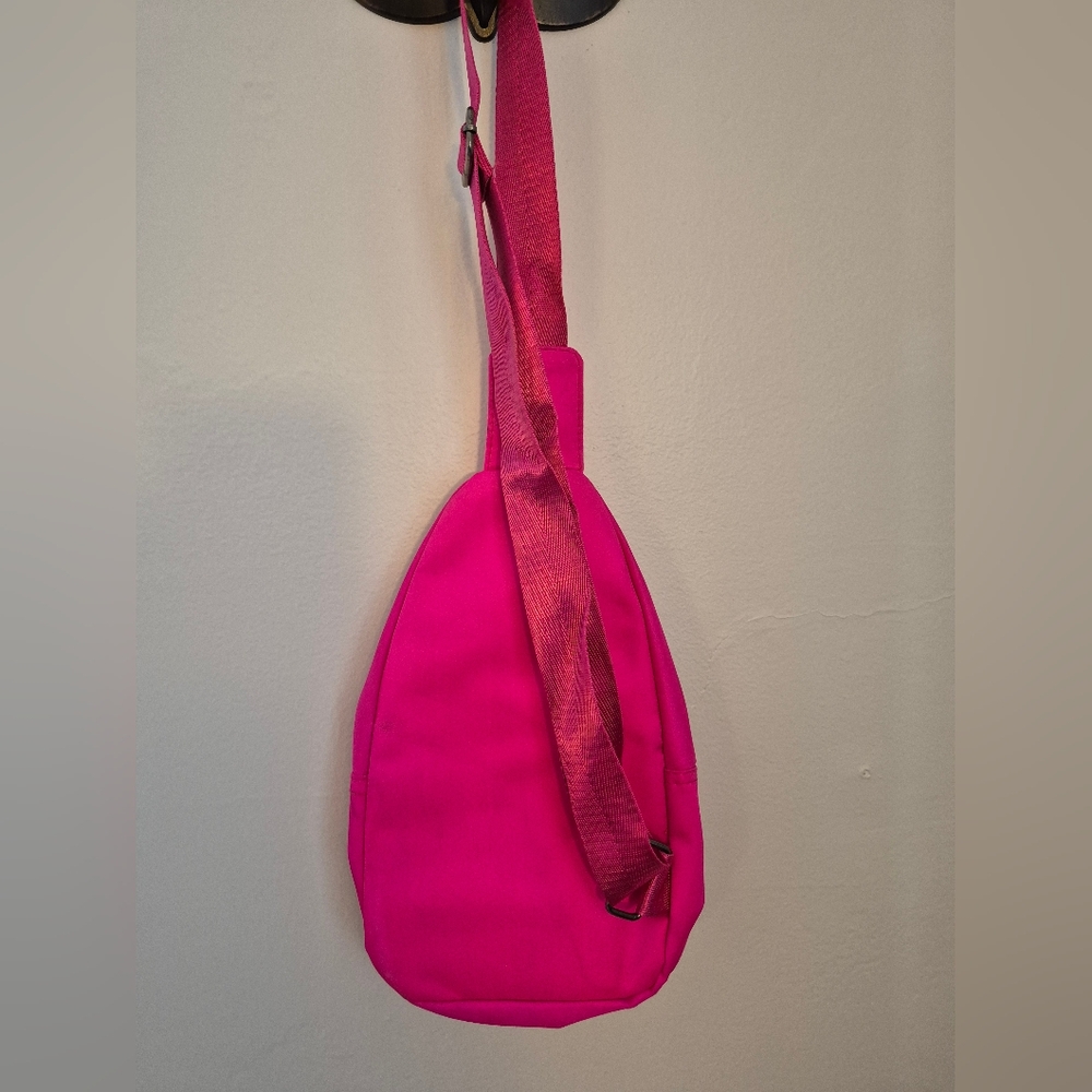 30-UV NEON HOT PINK SLING BAG PURSE - Picture 7 of 9